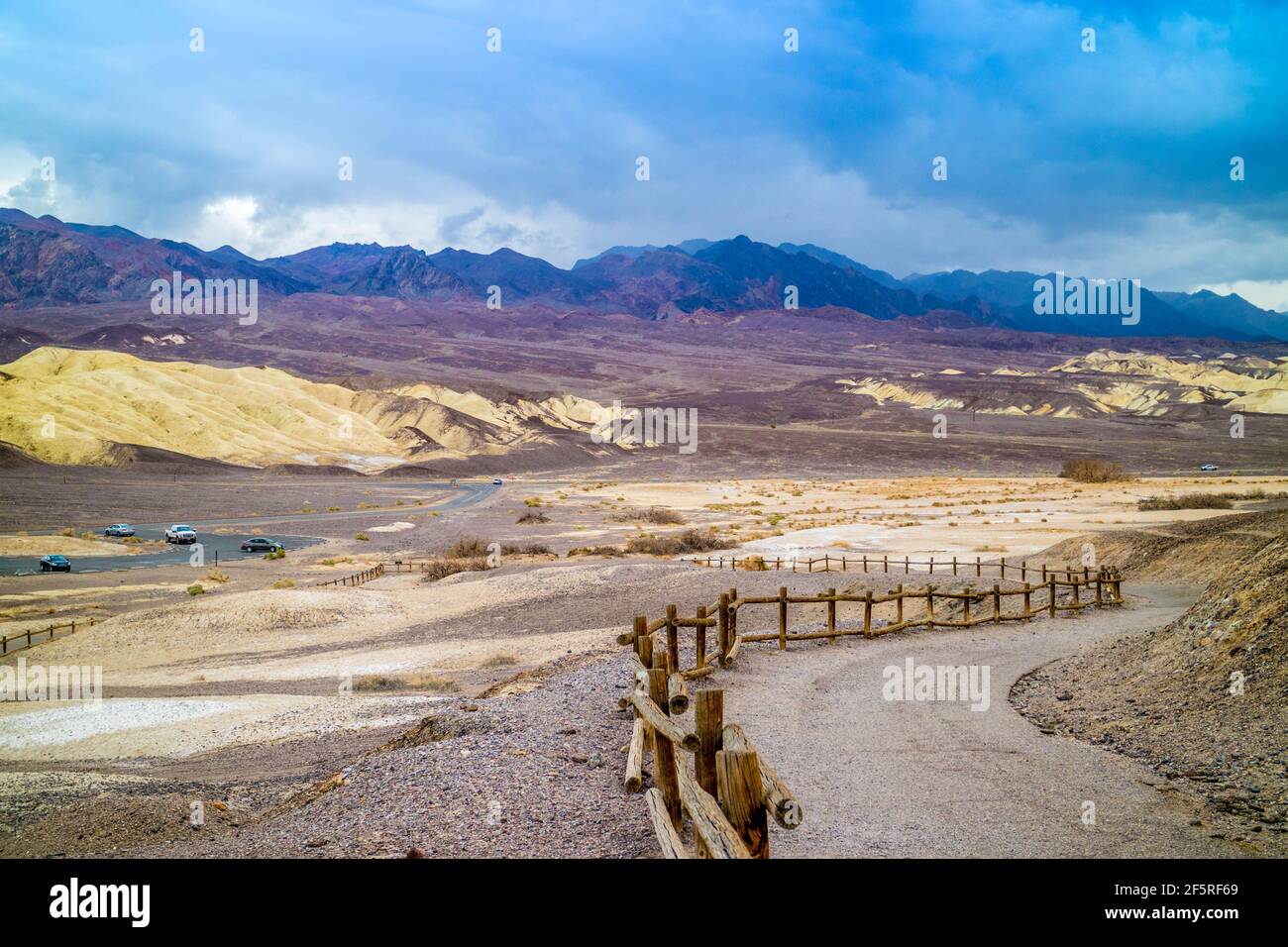 Golden Canyon Trail in Death Valley National Park Stock Photo - Alamy