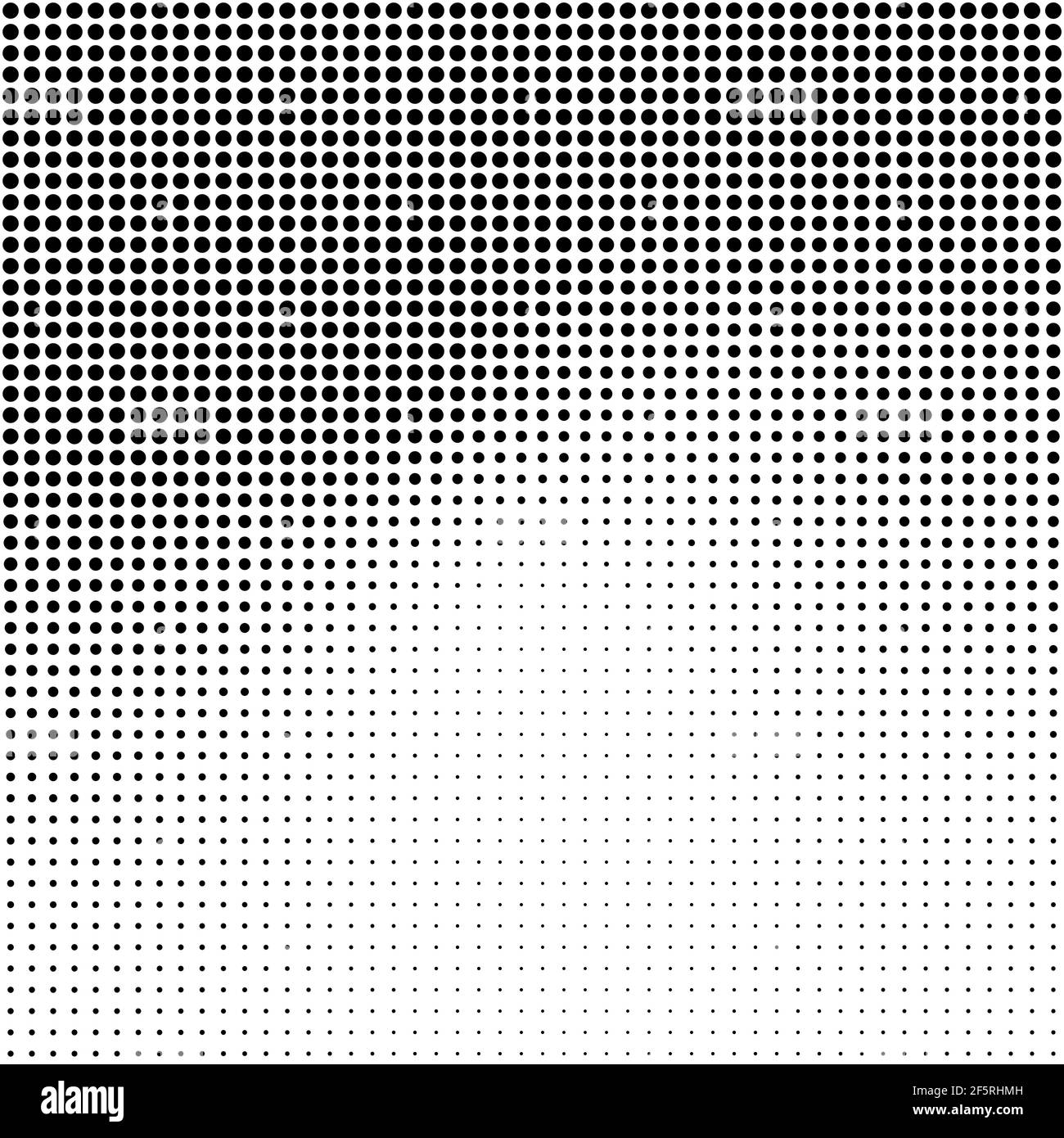 Abstract halftone background in black and white. Dotted vector pattern ...