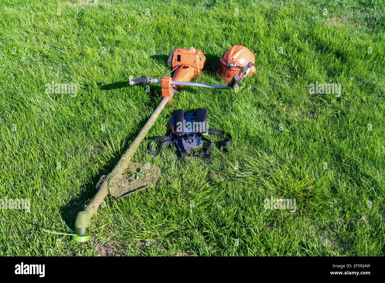 Lawn mower safety hi res stock photography and images Alamy