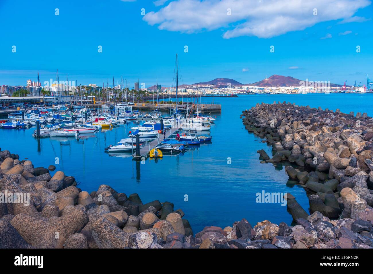 Marina at Las Palmas de Gran Canaria, Canary islands, Spain Stock Photo -  Alamy
