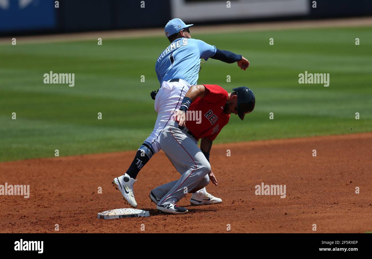 Lakeland FL USA; Washington Nationals second baseman Michael Chavis (6)  walks to the dugout during pregame warmups prior to an MLB spring training  gam Stock Photo - Alamy