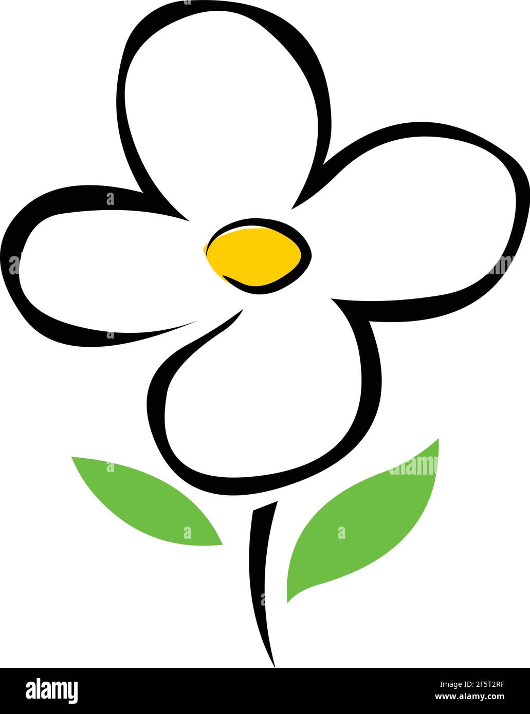 Flower logo icon vector illustration isolated on white background Stock ...