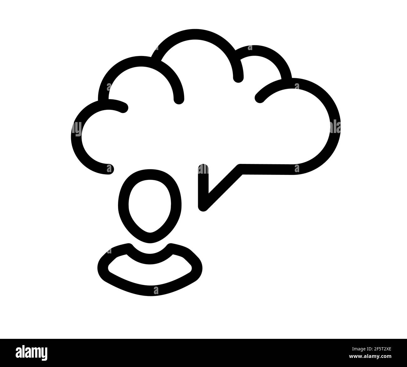 Think Clipart Black And White
