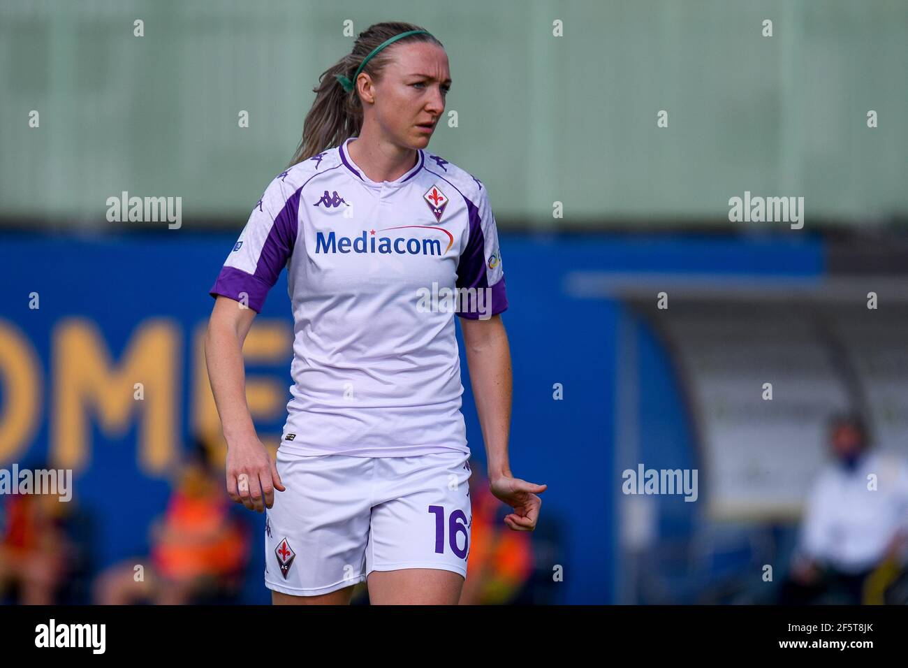 Martina Zanoli (Fiorentina Femminile) portrait during Hellas Verona Women  vs ACF Fiorentina femminile, Italian fo - Photo .LiveMedia/Ettore Griffoni  Stock Photo - Alamy