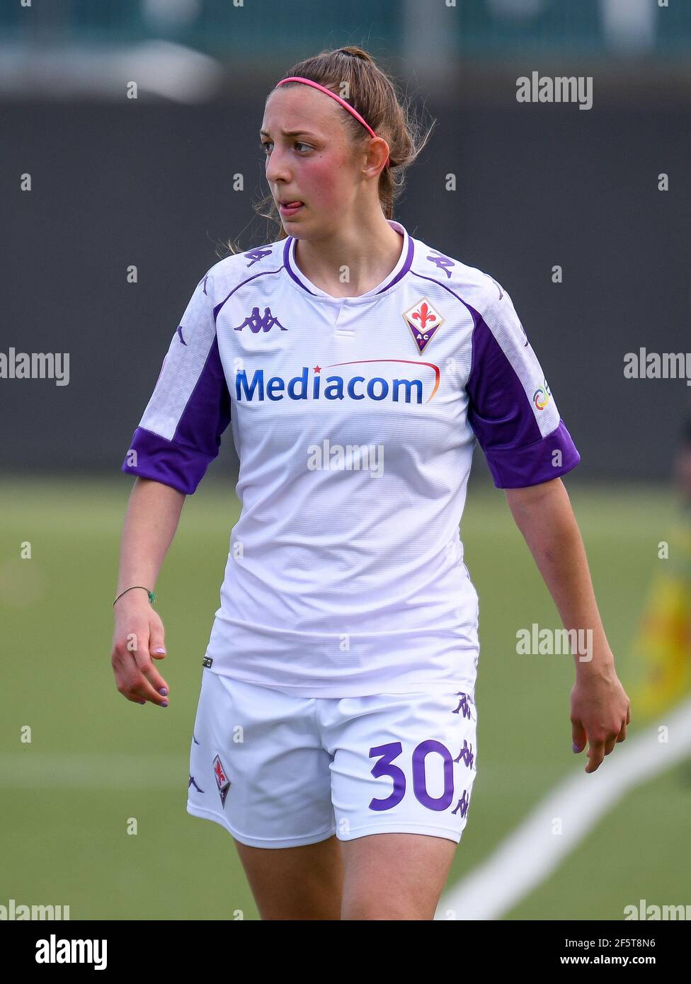 Martina Zanoli (Fiorentina Femminile) portrait during Hellas Verona Women  vs ACF Fiorentina femminile, Italian fo - Photo .LiveMedia/Ettore Griffoni  Stock Photo - Alamy