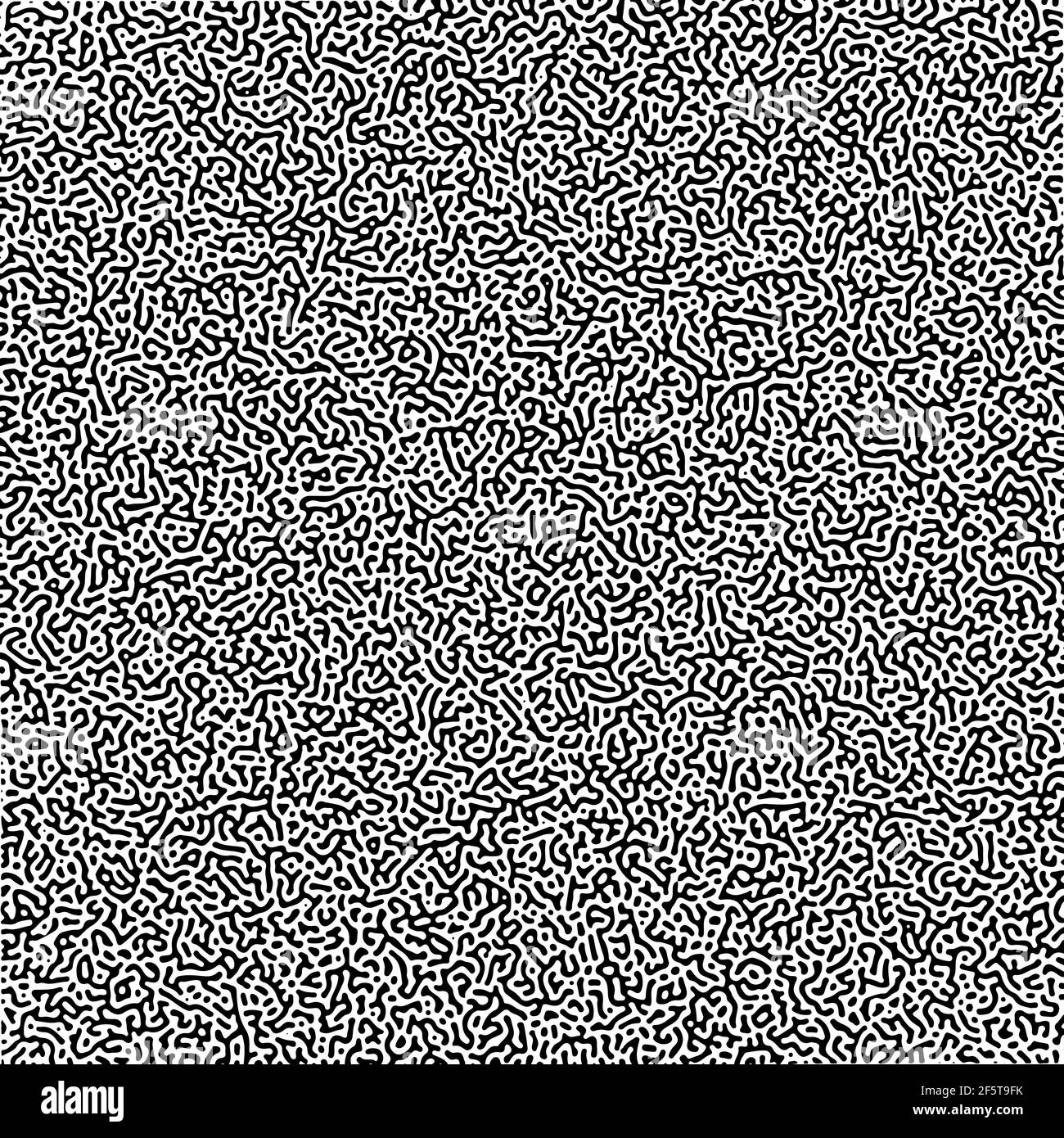 Cyclic Symmetric Multiscale Turing Pattern. Monochrome texture Stock ...