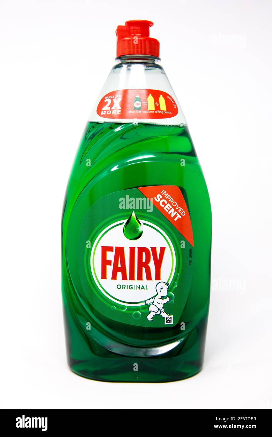Fairy Original Washing Up Liquid Stock Photo