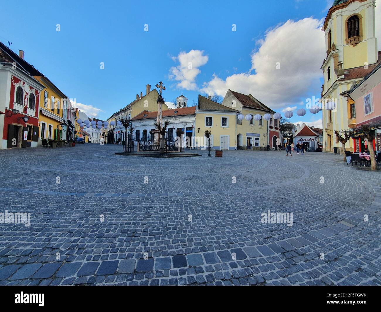 02.18.2020 - Szentendre, Hungary: is a riverside town in Pest County Stock Photo