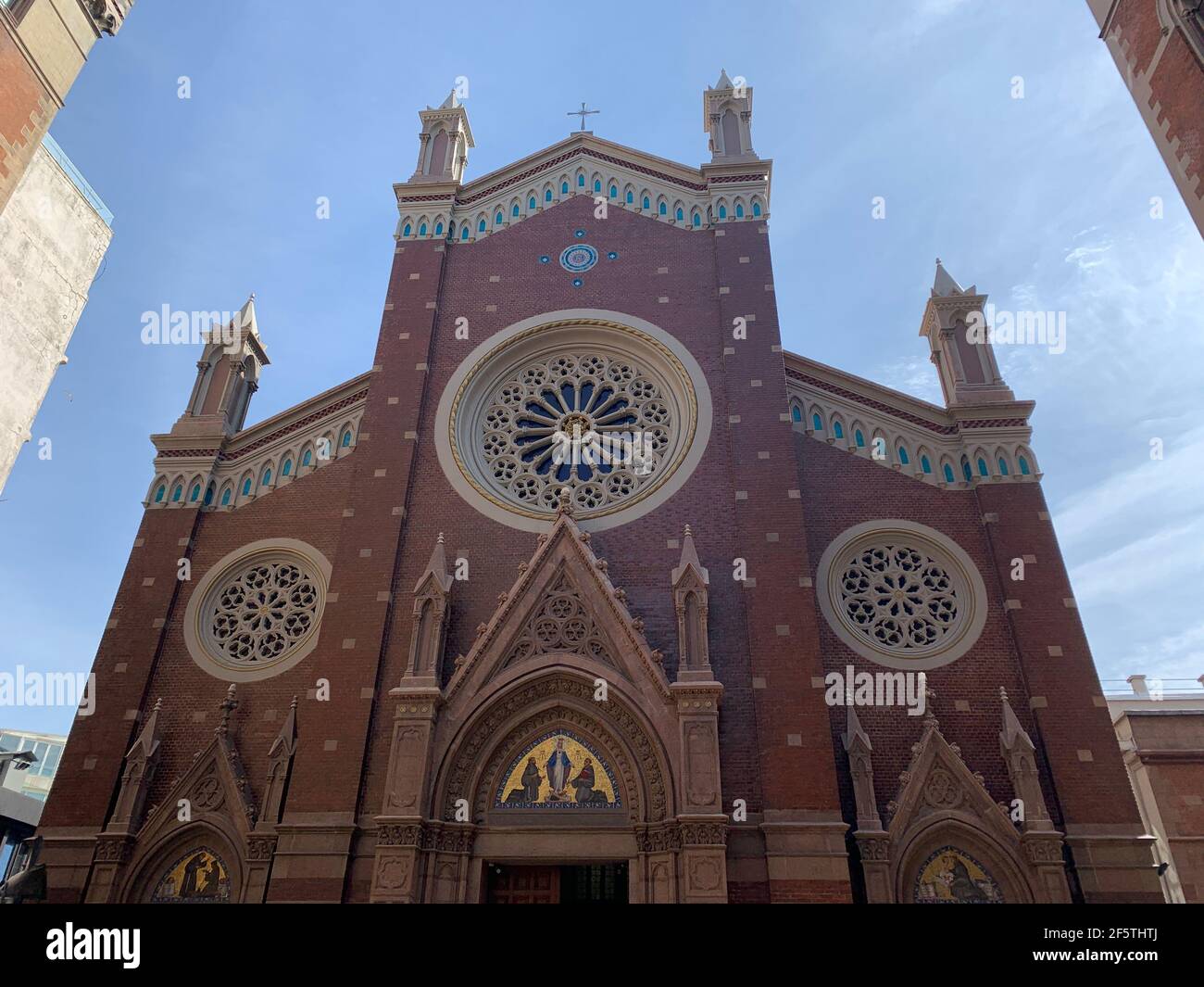 Sent Antuan Kilisesi church. Istiklal street. Istanbul Stock Photo - Alamy
