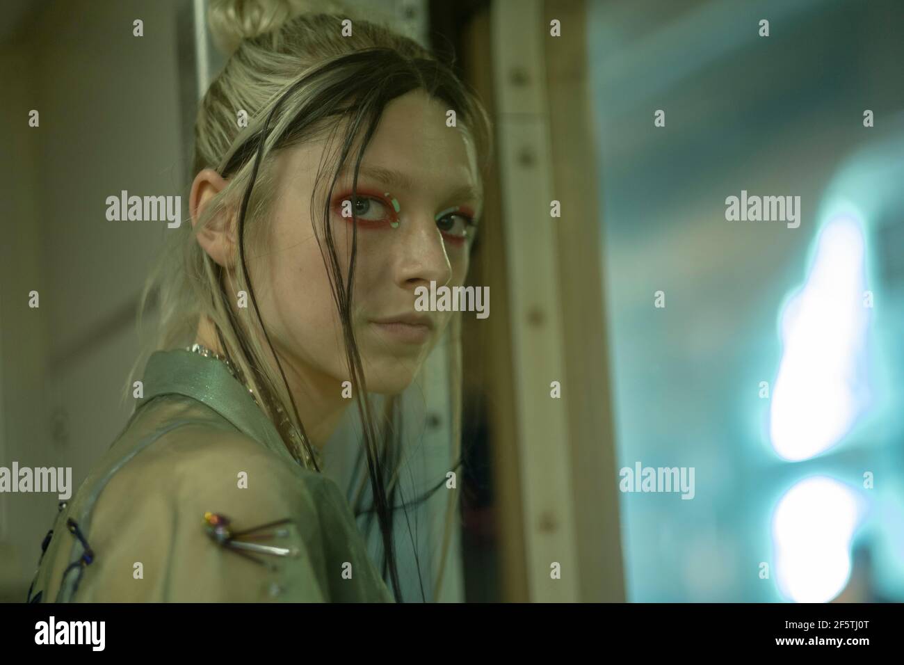 HUNTER SCHAFER in EUPHORIA (2019), directed by SAM LEVINSON. Credit