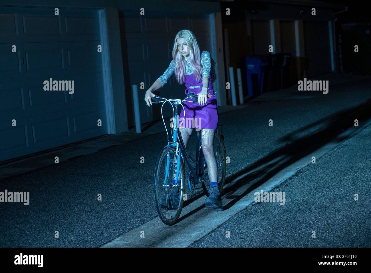 HUNTER SCHAFER in EUPHORIA (2019), directed by SAM LEVINSON. Credit