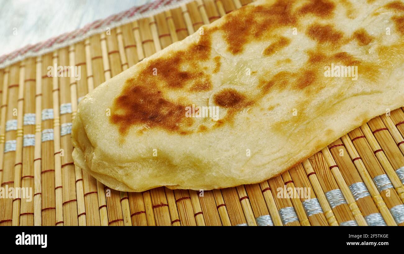 Palestinian Spinach Pies Zaatar close up Stock Photo Alamy