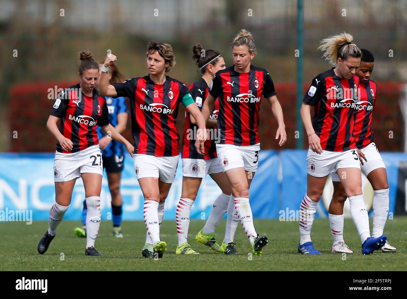 Katja Schroffenegger (ACF Fiorentina Femminile) during AC Milan vs ACF  Fiorentina femminile, Italian footba - Photo .LiveMedia/Francesco  Scaccianoce Stock Photo - Alamy