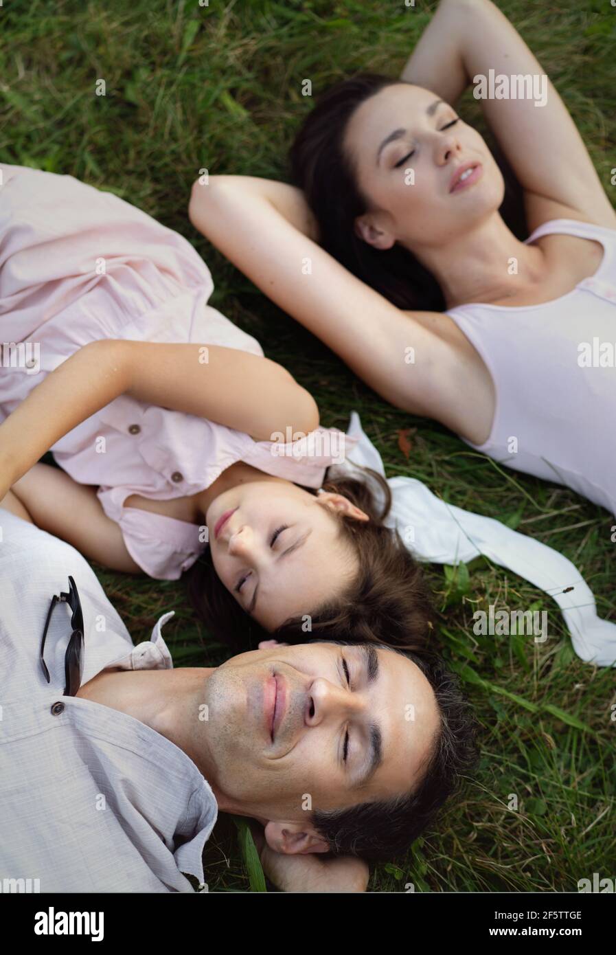 Family enjoying summer weather hi-res stock photography and images - Alamy