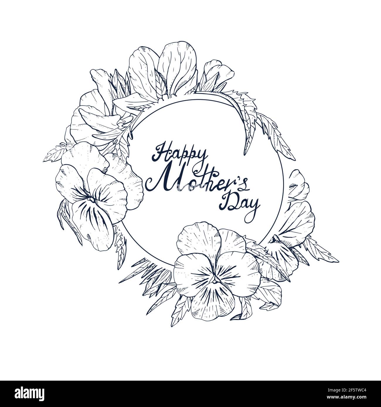 Flowers Art Hand Lettering