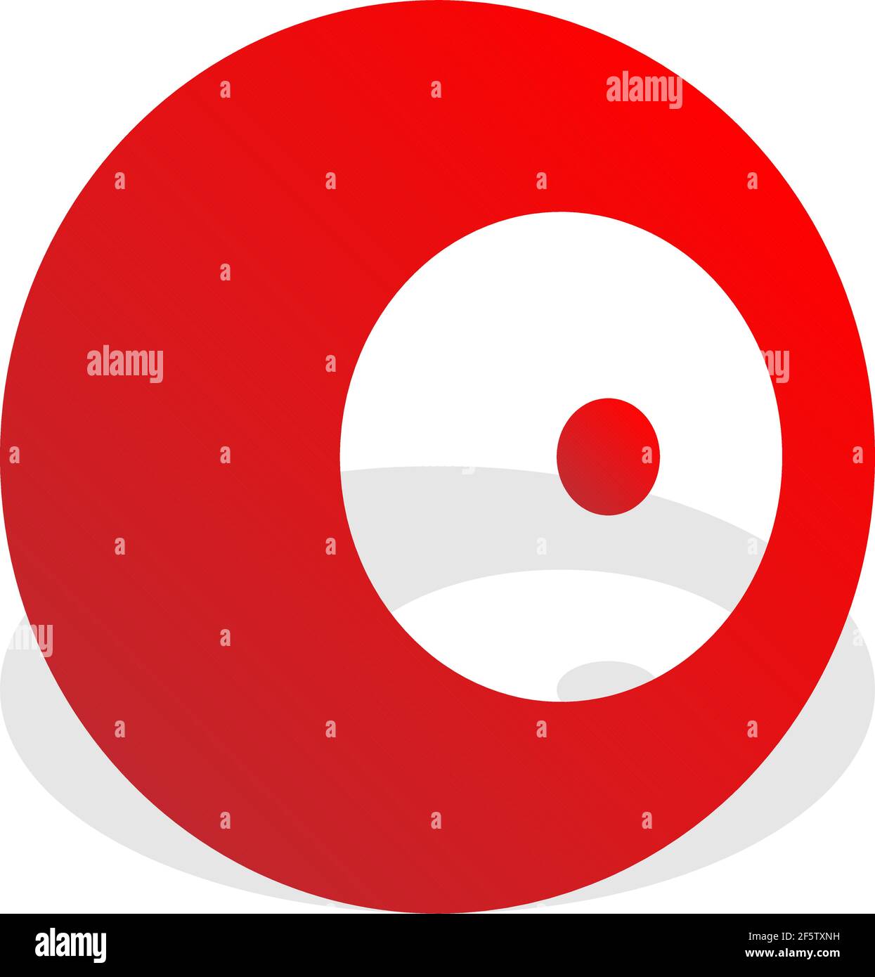 Bullseye Target Mark Abstract Vector Design Element Stock Vector
