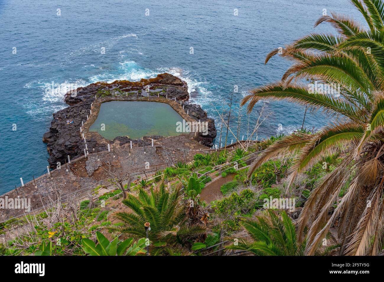 Rock pool at Puerto de la Cruz at Tenerife, Canary Islands, Spain Stock  Photo - Alamy