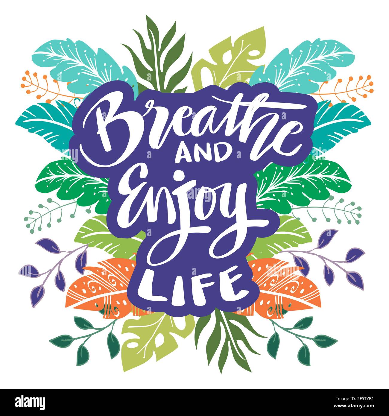 Enjoy life concept Cut Out Stock Images & Pictures - Alamy