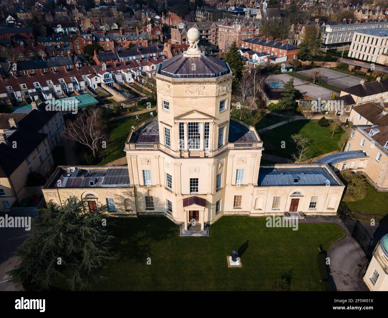 The Radcliffe Observatory in Green Templeton College, University of Oxford, UK Stock Photo
