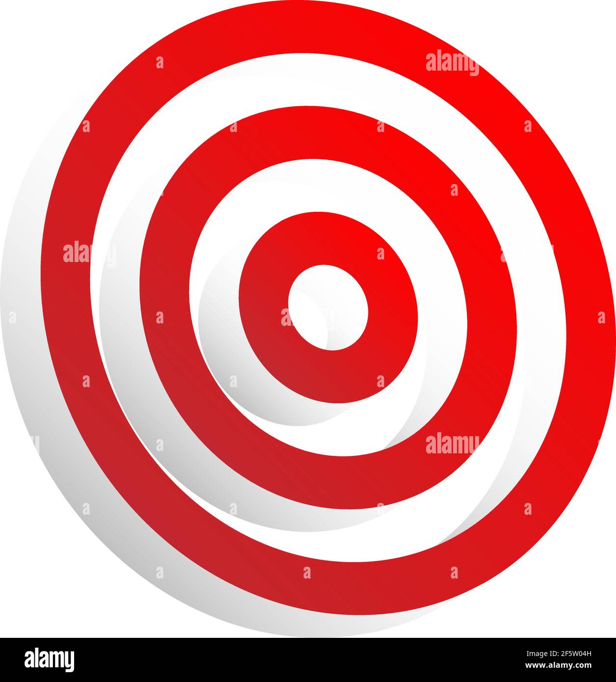 Bullseye, target mark abstract vector design element — Stock vector