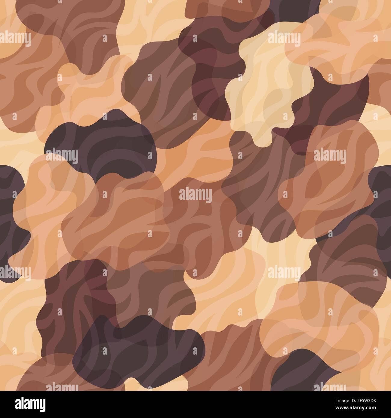 Camouflage seamless pattern background masking camo repeat print Stock Vector