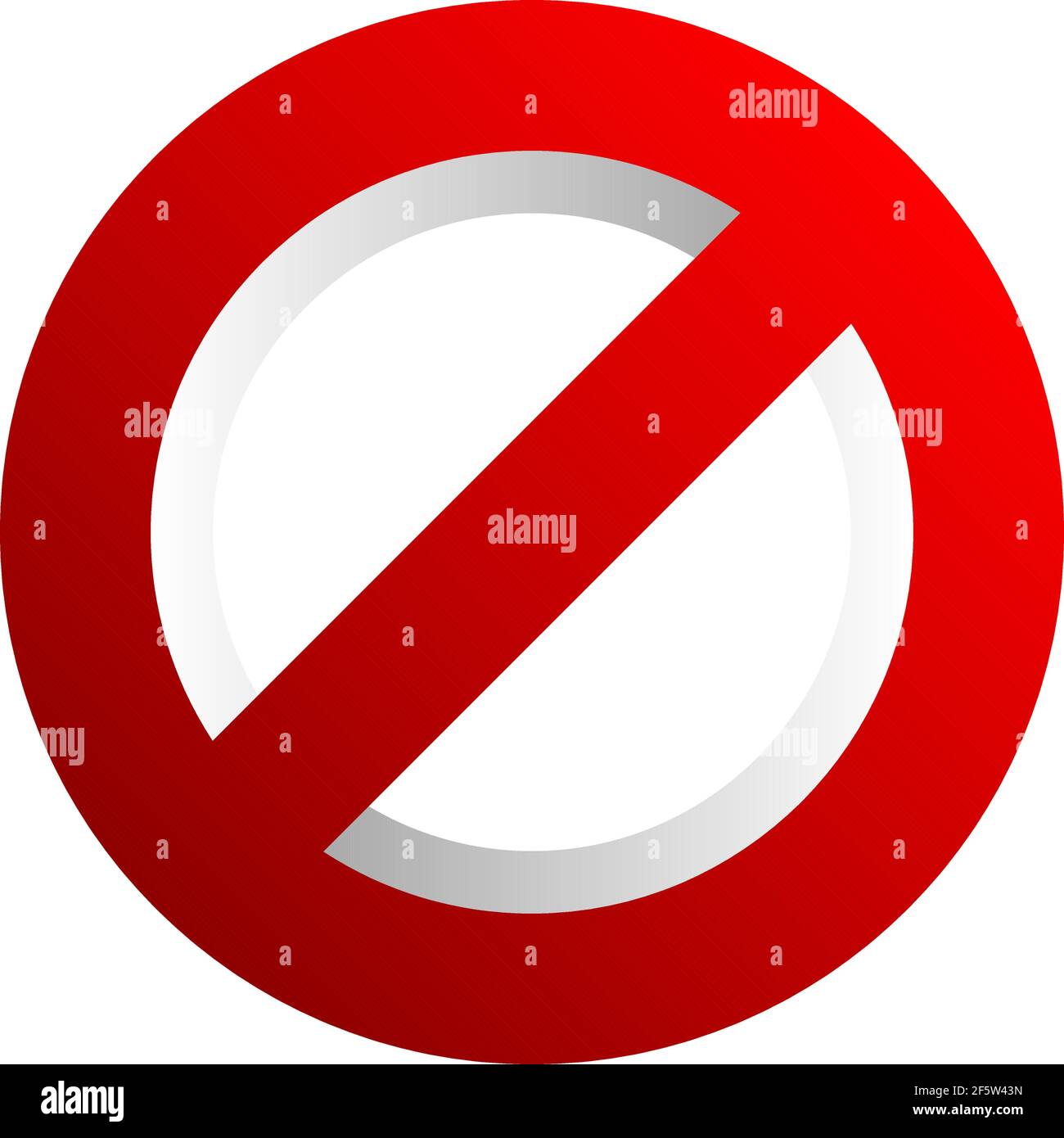 Prohibition-restriction sign icon. No entry, no entrance, do not enter ...