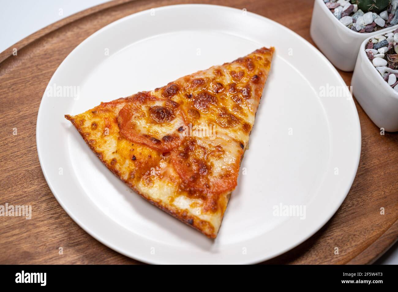 Thinly sliced pepperoni is a popular pizza Stock Photo Alamy
