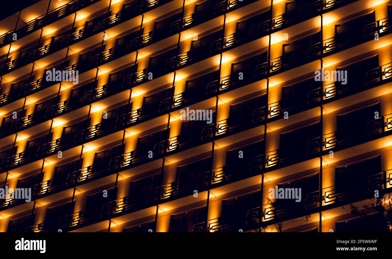 night light balcony background Stock Photo Alamy