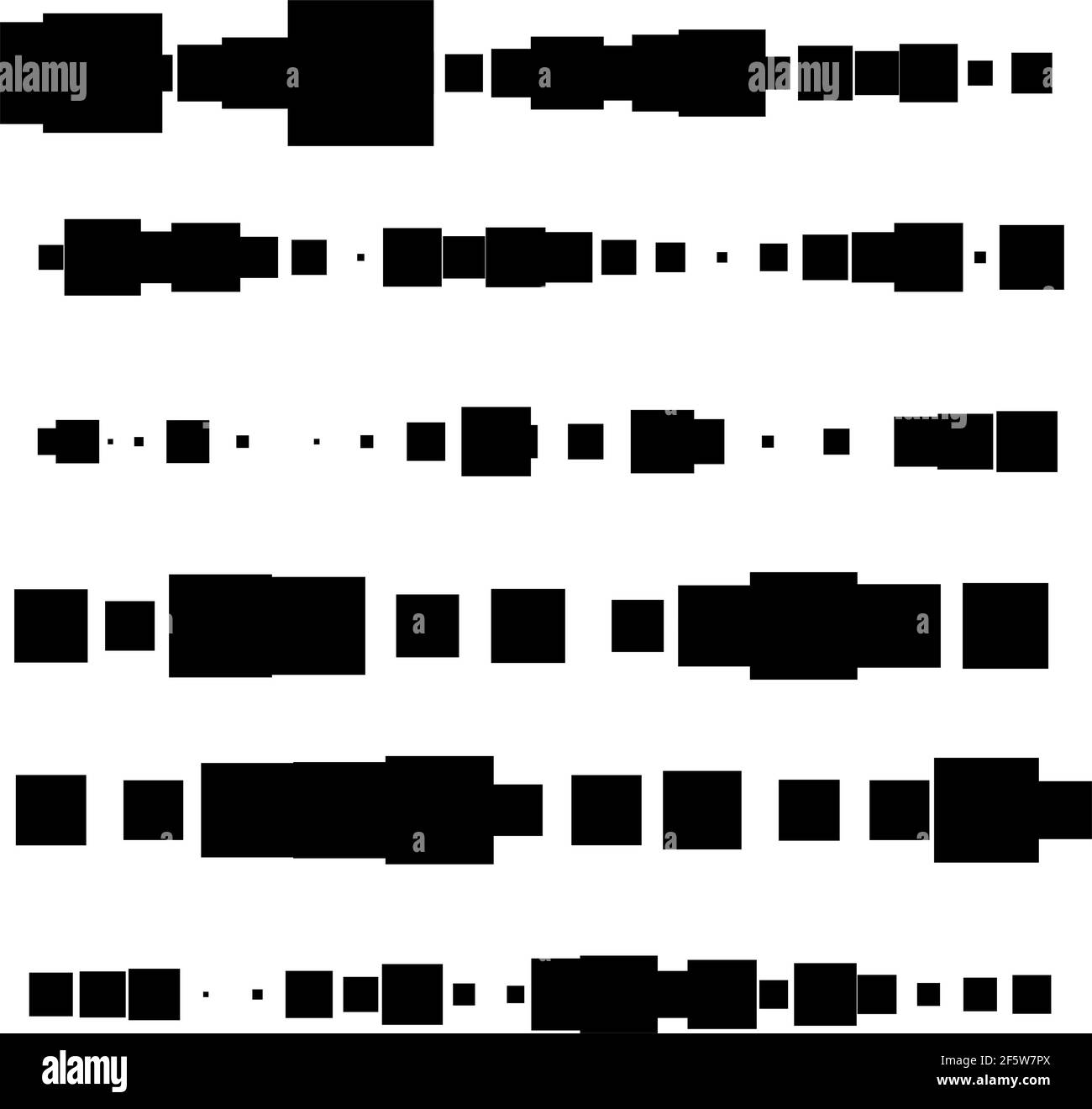 Random squares, blocks vector pattern — Stock vector illustration, Clip ...