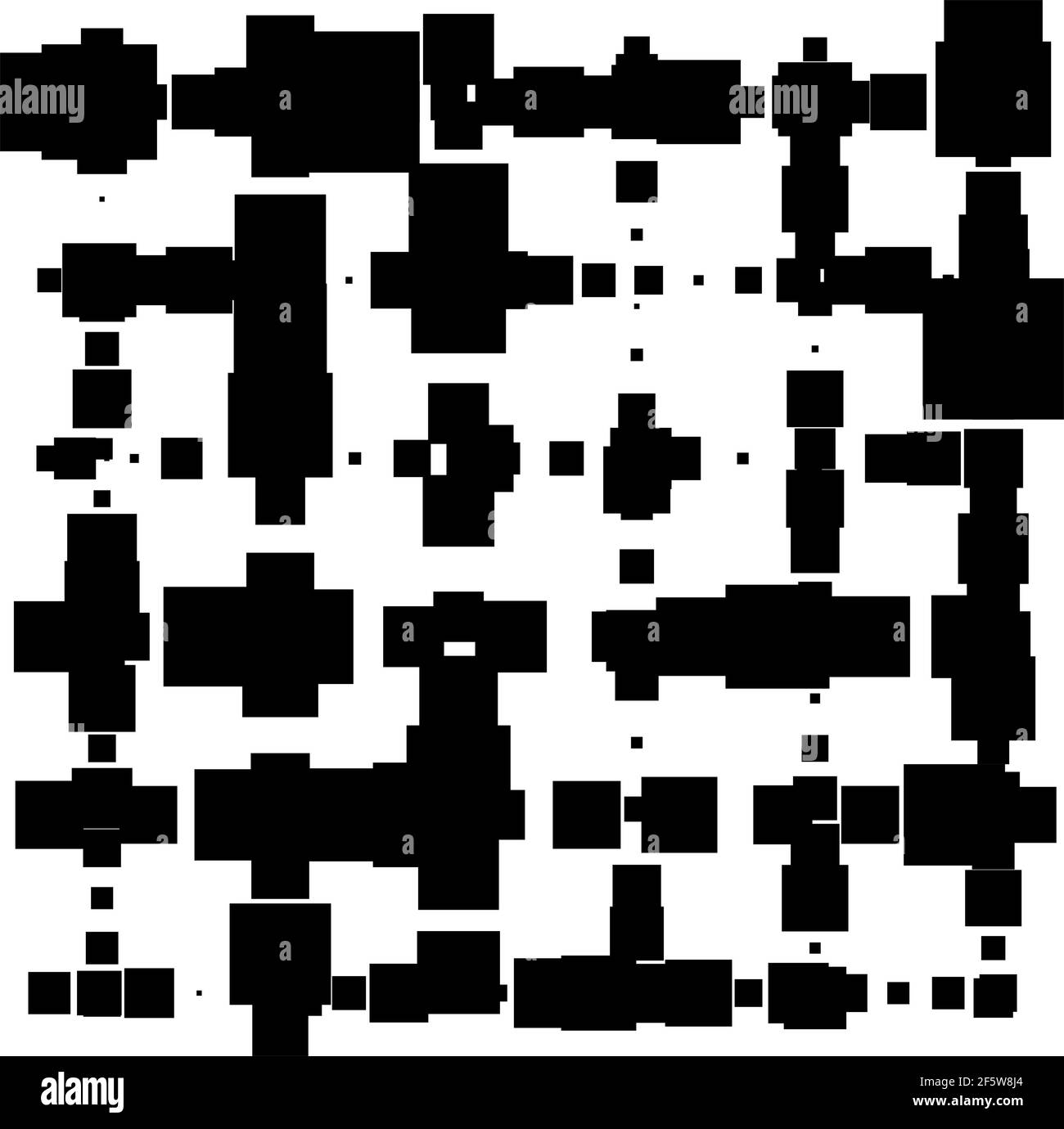 Random squares, blocks vector pattern — Stock vector illustration, Clip art  graphics Stock Vector Image & Art - Alamy