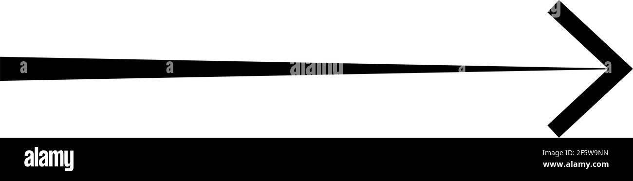 Black arrow pointing right. Arrow shape element — Stock vector ...