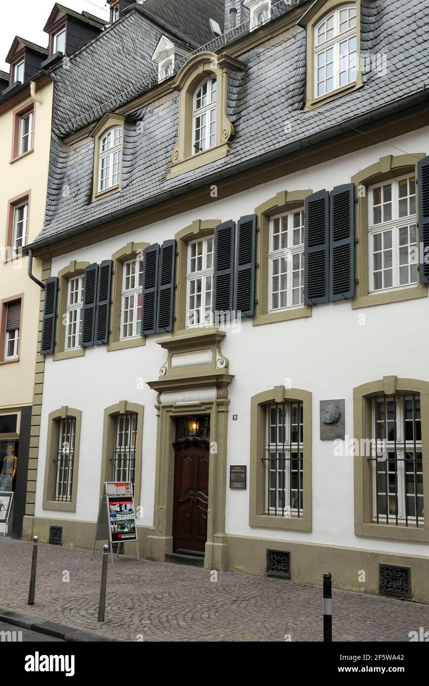 Birthplace of Karl Marx, Rhineland-Palatinate, Karl Marx House, Trier, Germany Stock Photo