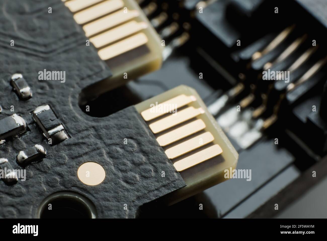 Blur electronic circuit close hi-res stock photography and images - Alamy
