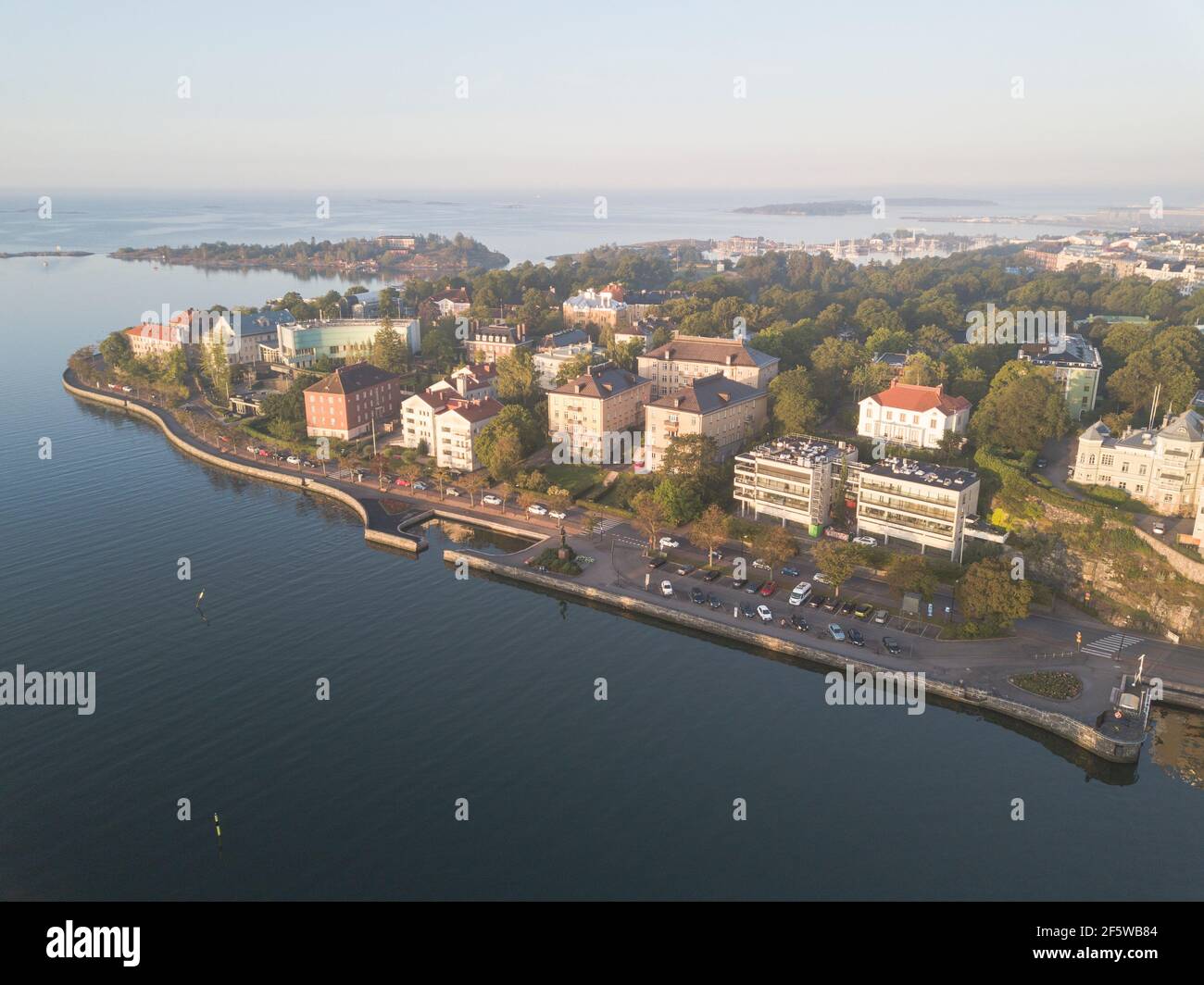 The south harbor in Helsinki, Finland Stock Photo