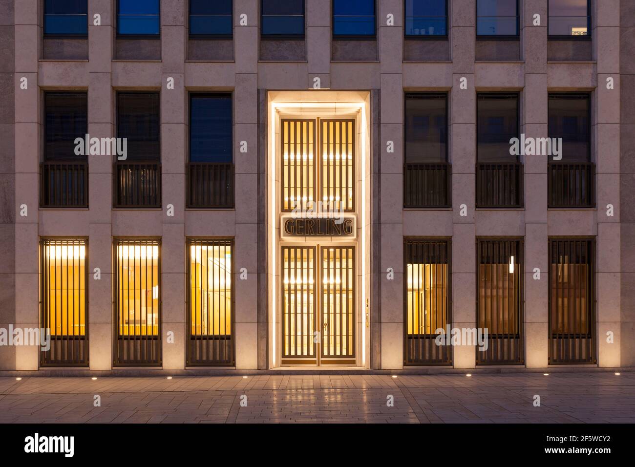 the Gereonshof in the Gerling Quartier, the former headquarters of the ...