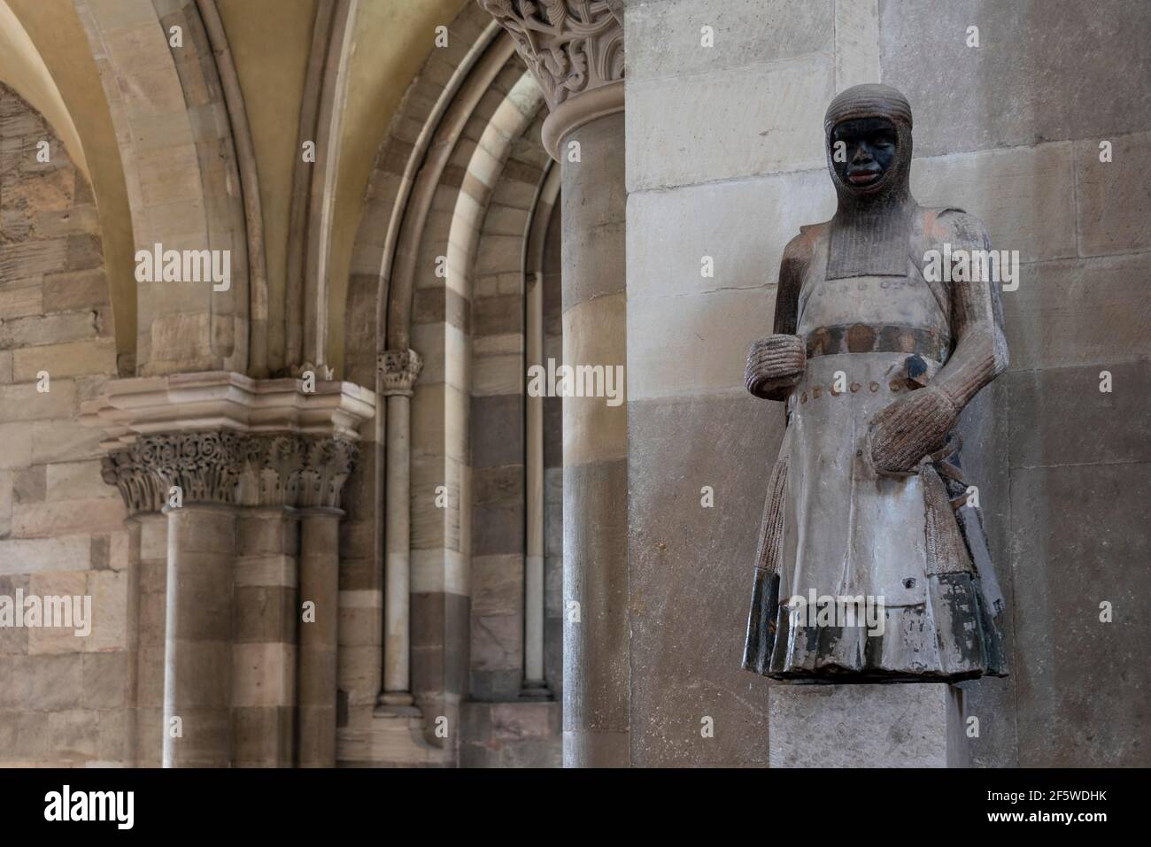 Saint Mauritius in the High Choir, Magdeburg Cathedral, Saxony-Anhalt, Germany Stock Photo