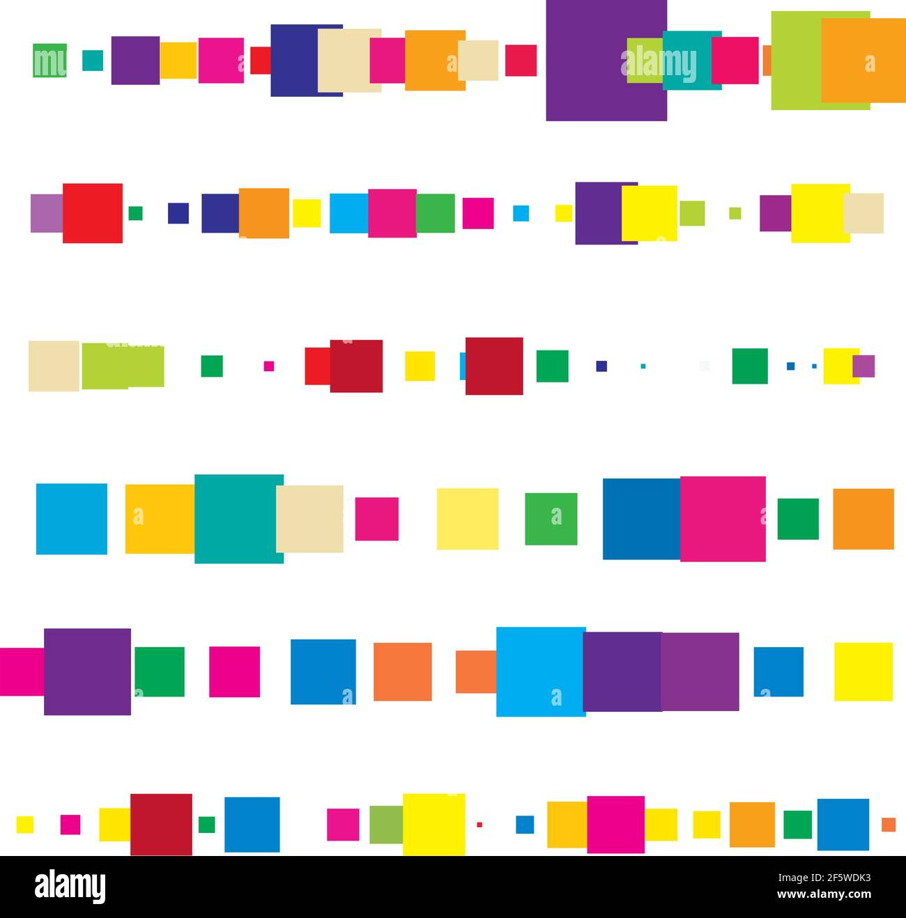 Random squares, blocks vector pattern — Stock vector illustration, Clip ...