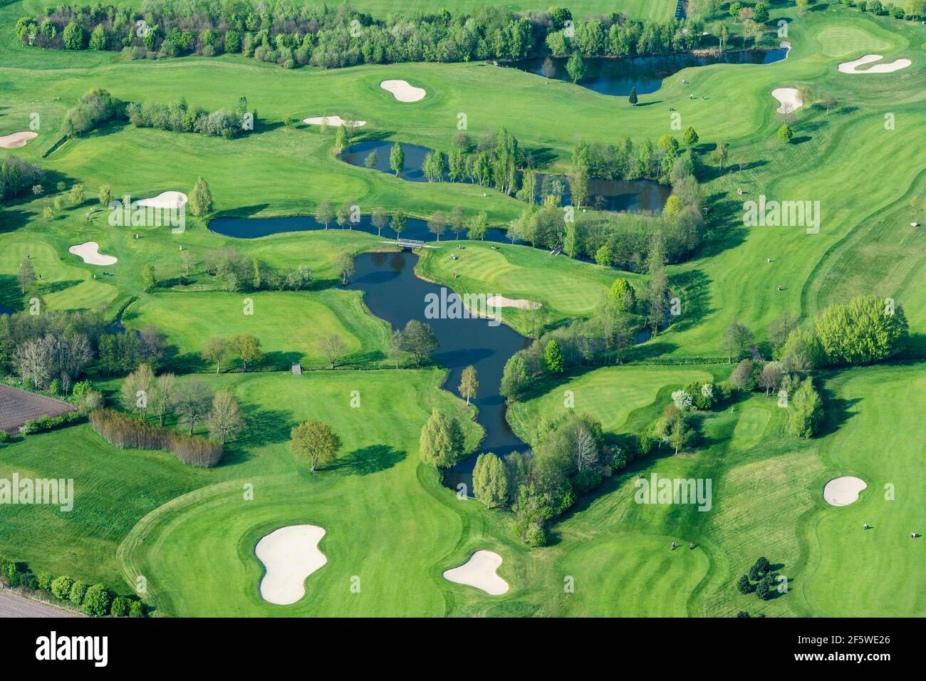 Golf Course Gut Brettberg, Lohne, County of Vechta, Lower Saxony, Germany  Stock Photo - Alamy