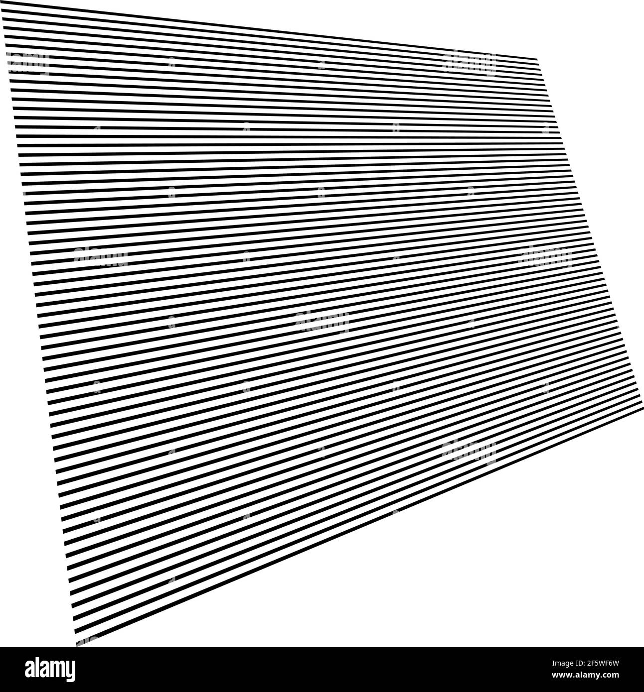 Lines, stripes in 3d perspective. Lines vanishing into horizon. Dynamic