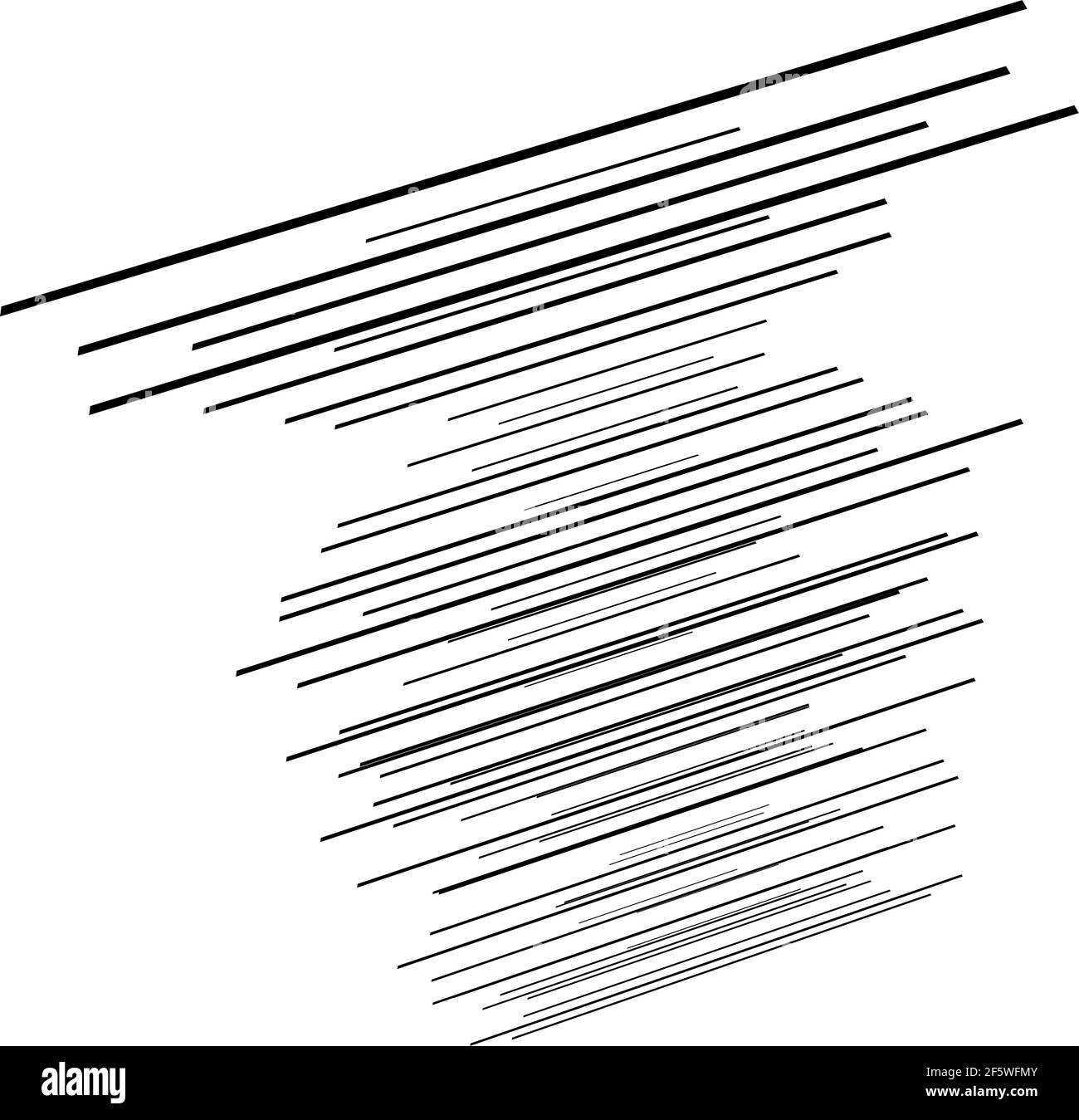 Lines, stripes in 3d perspective. Lines vanishing into horizon. Dynamic