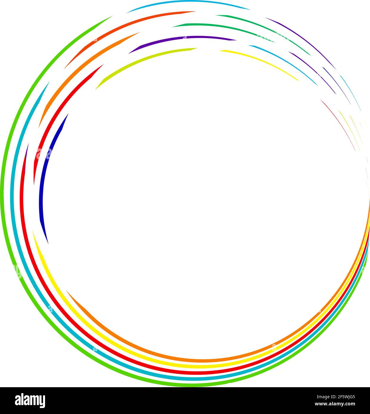 Radial abstract geometric circle desugn element Circular shape design