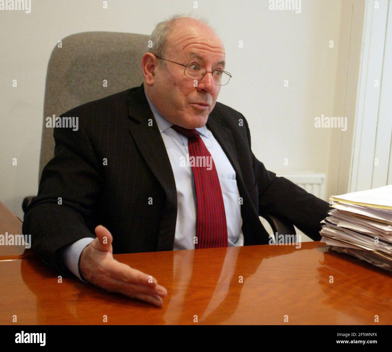 Ex Chairman Leslie Deans.. Hearts of Midlothian Football Club