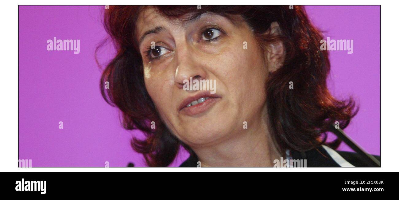 Shazab Rashed Labour conference.....Brighton.....Shanaz Rashid speaks on Iraq before ...