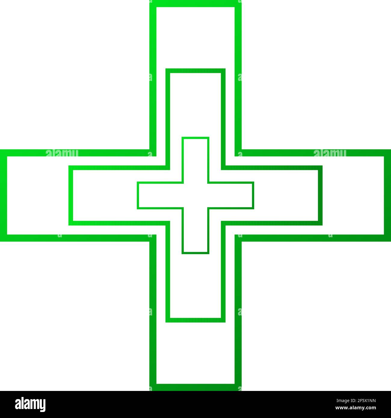 Cross (plus sign, symbol) for healthcare or generic logo usage — Stock ...