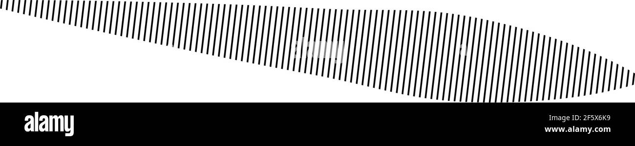 Horizontal dashed, segmented lines design shape element — Stock vector ...