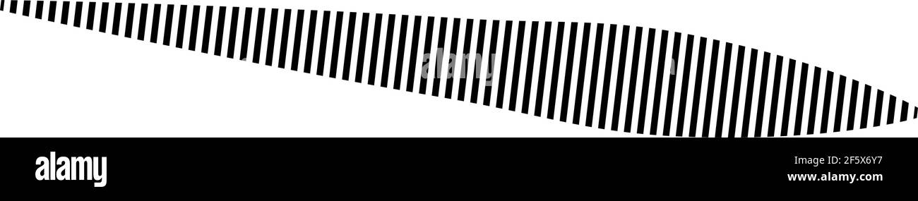 Horizontal dashed, segmented lines design shape element — Stock vector ...
