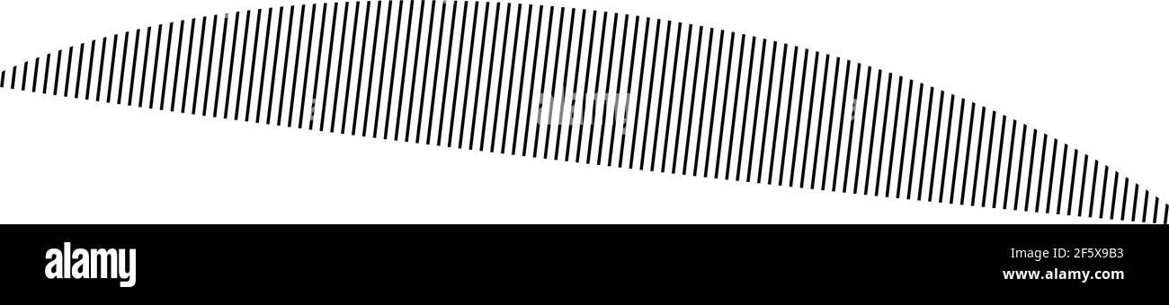 Horizontal dashed, segmented lines design shape element — Stock vector ...