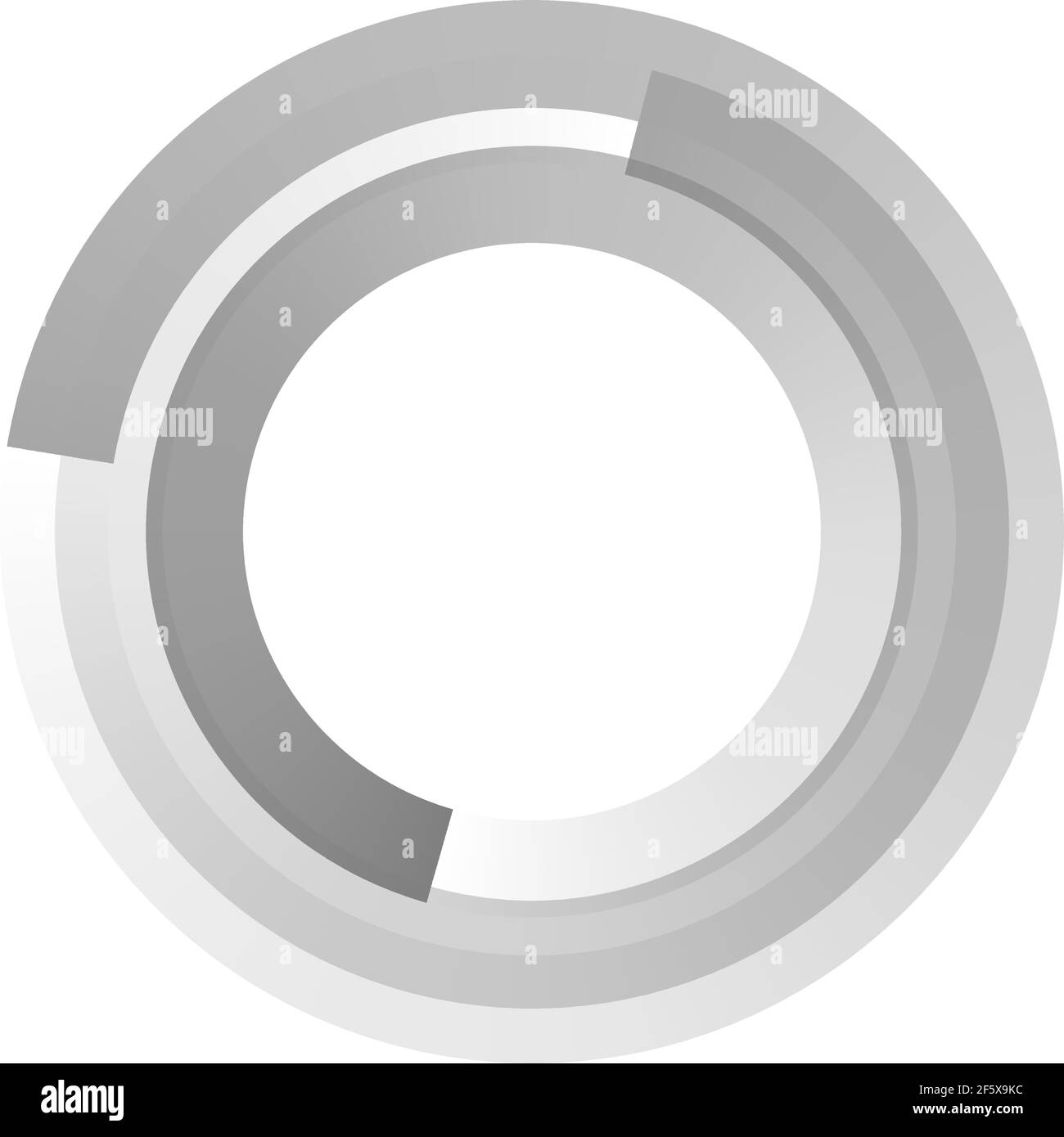 Circular, concentric element. Abstract circle — Stock vector ...