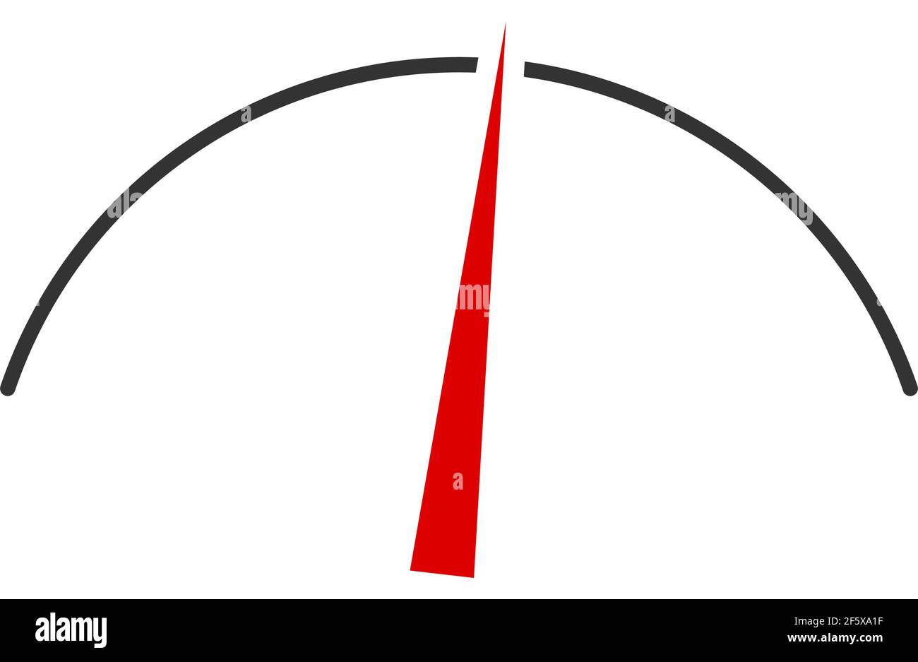 Dial, meter gauge vector illustration. Measurement, level, performance