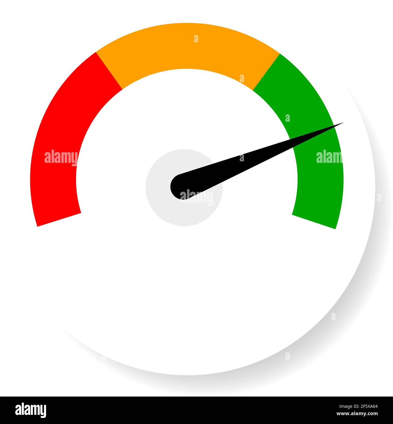 Dial, meter gauge vector illustration. Measurement, level, performance